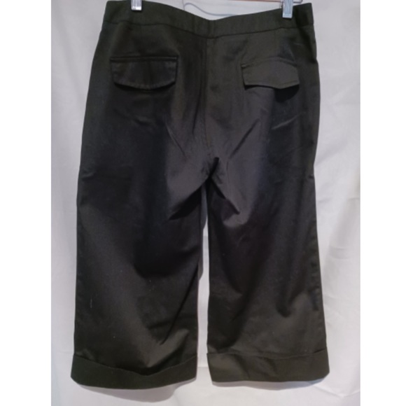 FUTURSTATE Double Zip Wide-Leg Cropped Pants - Picture 2 of 2